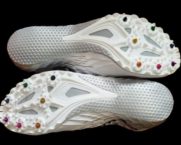 Rainbow 1/4" Pyramid Aluminum Track Spikes