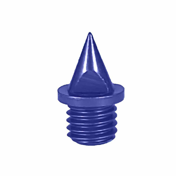 Blue 1/4" Pyramid Aluminum Track Spikes