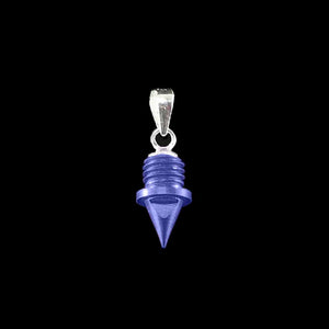 Blue Track Spike Pendant With or Without Chain