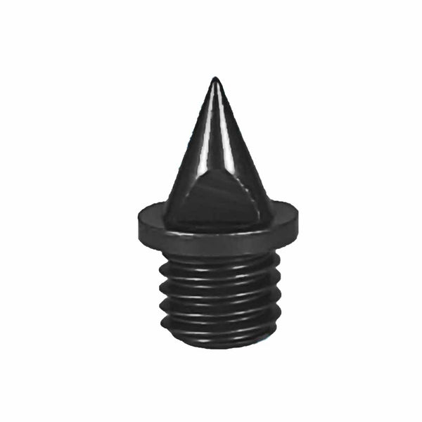 Black 1/4" Pyramid Aluminum Track Spikes